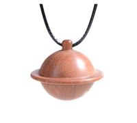 Returning To The Star Plan - Collier avec pendentif urne de mort pour animal domestique - Porte-clés avec dents de chat et chien - Collection de cheveux - Collier rouge