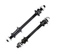 Retyly 1 paire de cubes de roue de vélo essieu avant arrière en acier axe d'axe solide vintage BMX pour Road Skewer 150 mm 180 mm