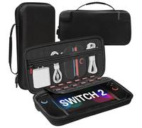 RETZLA Carrying Case for Nintendo Switch 2, Protective Hard Shell with 12 Game Card Slots, Portable Travel Storage Case for Console & Accessories, All-Round Protection