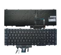 REUISAX Clavier d'ordinateur Portable Espagnol Compatible avec 3500 3501 3540 3541 7530 7730 E7530 M7530 Latitude 5500 5501 5510 5511 Pk132VX3B21
