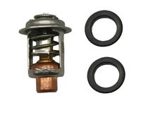 REUISAX Thermostat avec Joint Compatible avec Les modèles de navires Marins, modèles de Moteurs Hors-Bord, modèles de Bateaux Force 25 40 50 Compatible avec numéro de pièce 895338 54 °C 130 °F