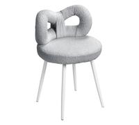 reukmuuc Chaise d'appoint rotative à 360° sans accoudoirs, rembourrage confortable en velours d'agneau, ergonomique haute capacité de charge, installation facile, pour salon, chambre à coucher, bureau