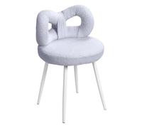 reukmuuc Chaise d'appoint rotative à 360° sans accoudoirs, rembourrage confortable en velours d'agneau, ergonomique haute capacité de charge, installation facile, pour salon, chambre à coucher, bureau