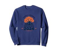 Réunion de Famille 2024 Legacy Tree Gathering Sweatshirt, Unisexe pour Adultes, Bleu Marine, L