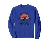 Réunion de Famille 2024 Legacy Tree Gathering Sweatshirt, Unisexe pour Adultes, Bleu Royal, XL
