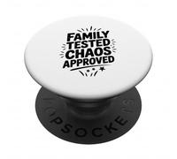 Réunion de Famille Amusante approuvée par Le Chaos PopSockets PopGrip Adhésif