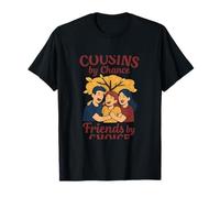 Réunion de Famille Cousins par Chance Friends by Choice Design T-Shirt