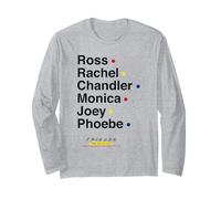 Réunion des Amis de Ross Rachel Chandler Monica Joey Phoebe Manche Longue