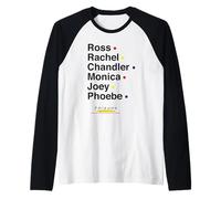 Réunion des Amis de Ross Rachel Chandler Monica Joey Phoebe Manche Raglan