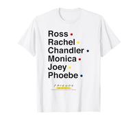 Réunion des Amis de Ross Rachel Chandler Monica Joey Phoebe T-Shirt