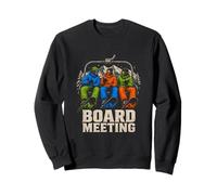 Réunion du Conseil d'administration : Snowboarders drôles sur télésiège Sweatshirt