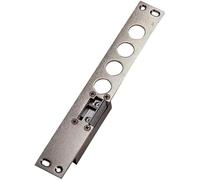 Réunion électrique universelle pour serrures de porte blindées | Type de Mottura Cisa Securemme | 12 V | Accessoire de sécurité maison et copropriété (4 chevilles + toboggan gauche)