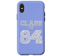Réunion Retro Class of 84 pour Les Anciens de 1984 Coque pour iPhone X/XS
