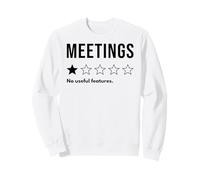 Réunions One Star Aucune fonctionnalité utile ne recommanderait Sweatshirt