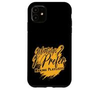 Réunions Que Je préfère Faire des listes de Lecture | Art des Amateurs de Musique Coque pour iPhone 11
