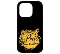 Réunions Que Je préfère Faire des listes de Lecture | Art des Amateurs de Musique Coque pour iPhone 15 Pro