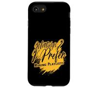 Réunions Que Je préfère Faire des listes de Lecture | Art des Amateurs de Musique Coque pour iPhone SE (2020) / 7/8