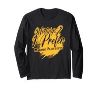 Réunions Que Je préfère Faire des listes de Lecture | Art des Amateurs de Musique Manche Longue