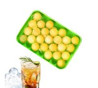 Reusable 25 Cavity Ice Sphere Tray Silicone Mold with Removable Lid