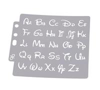 Reusable Alphabet Spray Paint Stencils, Hollow Multipurpose Templates, 5.55x5.12 Inches Letter Stencil with Durable Build, Paint Stencil with Precision Cut, Craft Accessory for Fabric Wall Furniture