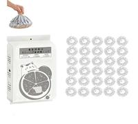 reusable aluminum foil covers - Universal Insulation aluminum foil covers for Kitchen, 30/60/90 plastic wrap for Plates, Bowls, Containers, Keeps Food Hot, Fresh (30Pcs)