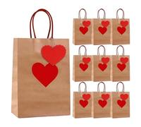 Reusable Brown Paper Bags - Multipurpose Bags for Home | Strong Construction with Flat Bottom, Lightweight and Portable, Perfect for Food Packaging, Crafts, and Organization