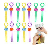 Reusable Cable Ties - 6.38inch Food Bag Sealing Strap | Sealing Straps for Food | 12pcs Foods Seâling Clips | Bag Clips Cable Ties | Strap Sealer Seâling Tie for Seal Bags Organizing Wires