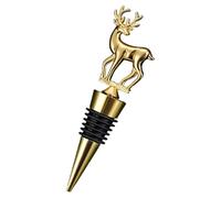 Reusable Champagne Sealer Corks for Wedding Birthday Thanksgiving Bar Party Decorations | Christmas Wine Stoppers - Deer Wine Stopper Elk Bottle Sealer,