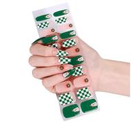 Reusable Christmas Nails Art Stickers Skin Friendly Gel Nails Decals for Home Manicure Enthusiasts Gel Nail Appliques