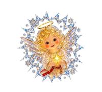 Reusable Christmas Window Decorations, Large Clear Holiday Clings, Snowflak