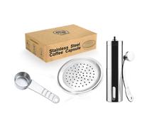 Reusable Coffee Capsule For Philips Senseo System Coffee Machine Eco-friendly Refillable Pods Espresso Crema Maker 2PODS