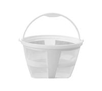 Reusable Coffee Filter - Stainless Steel Drip Strainer, Permanent Basket Brewer Screen, 6-8 Cup Brewing Mesh System | Fine Metal Grounds Separation Tool, Household Baristaa Preparation