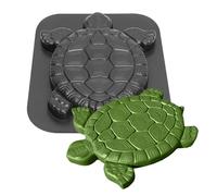 Reusable Concrete Stepping Stone Mold | PP, 44x38cm, Turtle Shape | Garden Pavement & Walkway DIY Tool For Patio, Yard & Landscape | Durable Cement Casting Mold For Stepping Stones