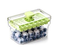 Reusable Cooling Cube, Functional Silicone Maker, 11x5 Inches Versatility with 34 Grids, Manual Pressure Release, Modern Design with Airtight Lid, Beverage Accessory for Whiskey Cocktail