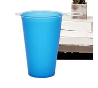 Reusable Cups, 250ML Sports Water Cup, 4.17x2.76 inches Soft Folding Drinking Mug, Lightweight, Squeeze Grip Design, Portable Cup for Workout Athlete Men Running Competition Gym Indoor Picnic Use