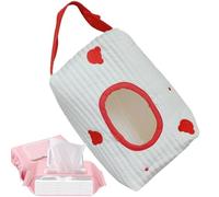 Reusable Design Wipes Pouch, Baby Wipes Storage Bag, Portable Wipe Container, Decorative Wet Wipe Pouches 20x12x8cm for Babies Cleaning Needs, Indoor, Travel, Kaki, Rouge, Black Color