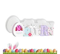 Reusable Easy Release Craft Supplies,Resin Casting Easter Bunny Mold,for Spring Decor Wax Clay Epoxy Resin Soap Candle Making Holiday Party Family Beginners