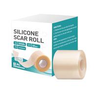 Reusable Face Scar Removal Patch | Hydrocolloid Silicone Scar Patch Roll,Fast Healing Repair Strips, Ideal For Adults, Kids, Women, Burn, Blisters, Recovery, Pimples, Sleeping Overnight Use