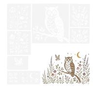 Reusable Garden Decoration Stencils - PET DIY Flower Stencils