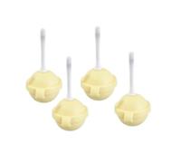 Reusable Large Lollipop-Shaped Silicone Popsicle Mold - DIY Easy-Release for Homemade Ice Cream, Summer Treats & Family Gatherings (Yellow)