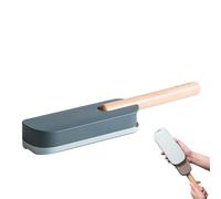 Reusable Lint Brush - Cat Hair Remover Household | Reusable Lint Cleaner for Pet Hair | Easy Clean Clothes Lints Removal Supplies | Multifunctional Household Cleaning Gadgets with Wood Handle