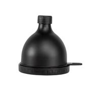Reusable Multipurpose Powder Funnel Supplement Drink Meal Replacement | Portable funnel dispenser engineered with a keychain clip for clean and effortless transfer of protein powder into narrow bot