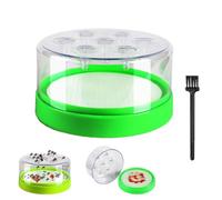 Reusable Non-Electric Fly Trap, One-Way Funnel Fruit Fly Catcher (1pc) | 7-Hole Trapping Fly Catcher Bottle, Safe for Kids & Pets, Easy to Clean, Fly Traps for Kitchen Garden Patio