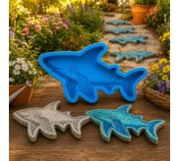 Reusable Ocean Theme Garden Art Mold, Silicone Stepping Stone Mold (C)