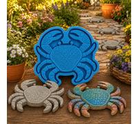 Reusable Ocean Theme Garden Art Mold, Silicone Stepping Stone Mold (E)