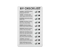 Reusable Rv Checklist,post-it Note Message Memo Board Card