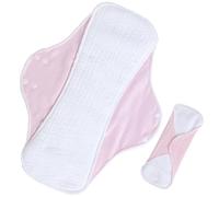 Reusable Sanitary Pad, Soft Cotton Cloth, Breathable Leak-Proof Towel, Menstrual Pad for Postpartum Care Elderly Adults Teens Girls Mother Wife Girlfriend, Washable Comfortable Hygiene Protection