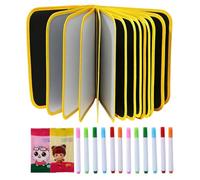 Reusable Scribble Book - Portable Erasable Drawing Pad, Kids Learning Notebook, Washable Board, Creative Writing Practice Tool | Preschool Kindergarten Homeschool Travel Activity