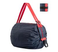 Reusable Shopping Tote - Foldable Large Capacity Bag, Waterproof Organizer | Heavy Duty Fabric | Pool Beach Market Camping, Compact Foldable Carrier Holding Groceries Gear Clothes Securely On The Go