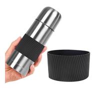 Reusable Silicone Cup Sleeve - Heat Resistant Protector For Hot & Cold Drinks, Fits Tumblers, Mugs & Glass Bottles | Non-Slip Grip, Dishwasher Safe, For Home, Office & Travel